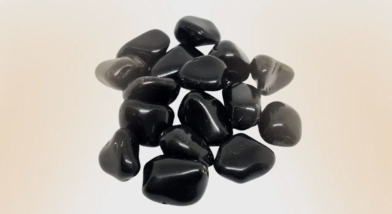 Obsidiana Negra rodada