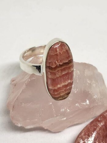 Anillo con Rodocrosita