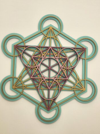 Cubo de Metatrón en madera