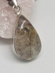 Colgante de Cuarzo Rutilado y Plata 925
