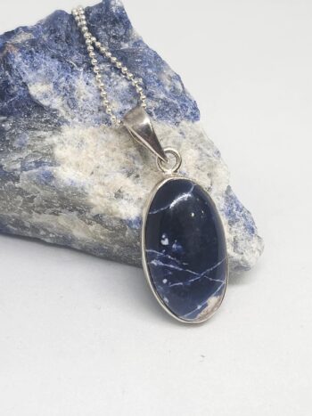 Colgante de Sodalita y Plata 925